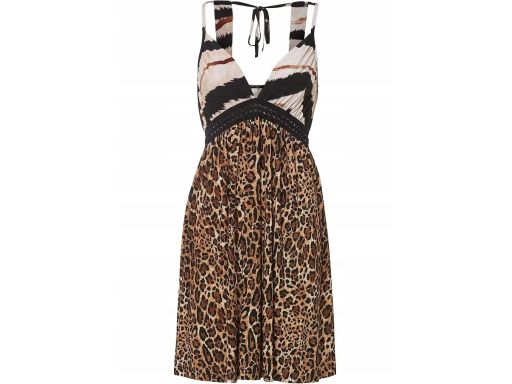 B.P.C letnia sukienka w cętki z wiązaniem ^36/38