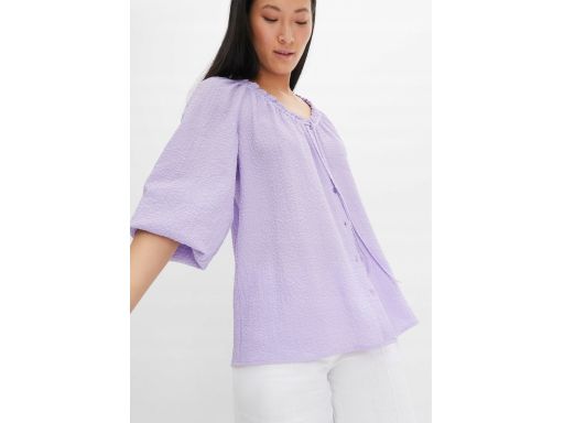 B.P.C fioletowa bluzka koszulowa strukturalna ^42