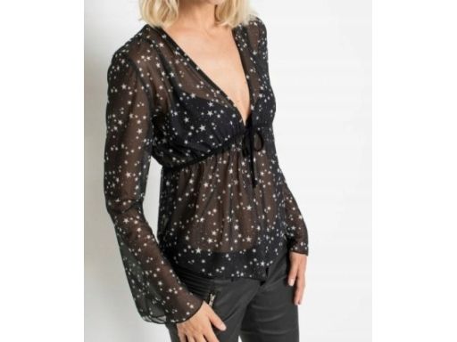 B.P.C bluzka siateczkowa w gwiazdki r.32/34