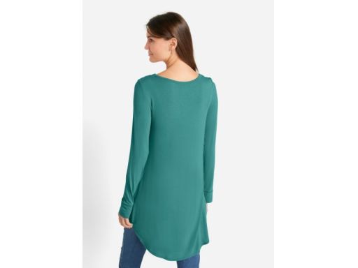 B.P.C bluzka tunika szałwiowa asymetryczna r.40/42