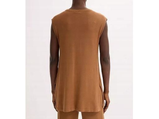 B.P.C kamizelka dzianinowa cienka brązowa r.44/46