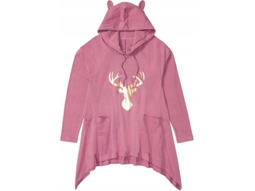 B.P.C koszula nocna asymetryczna kaptur r.40/42