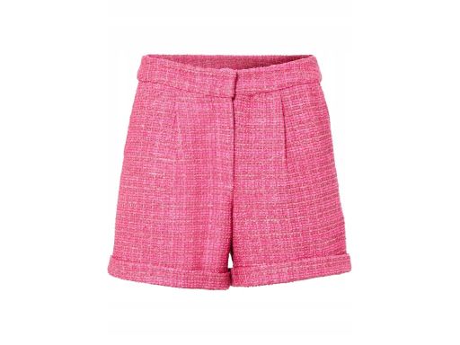 B.P.C eleganckie różowe szorty damskie boucle 40.