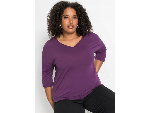 B.P.C bluzka fioletowa z koronką r.32/34