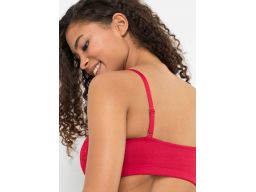 B.P.C 2-pak biustonosz miękki bez fiszbin zapięcie przód ^80C