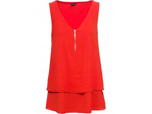 B.P.C top koralowy na zamek 32/34.