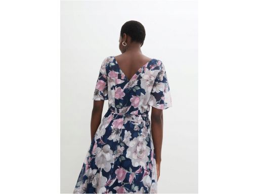 B.P.C sukienka szyfonowa w kwiaty r.40