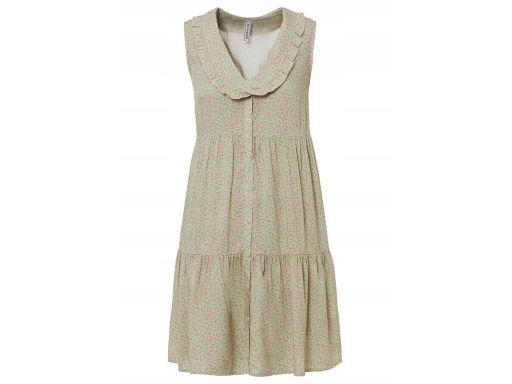 B.P.C zielona sukienka w kwiatuszki 42.