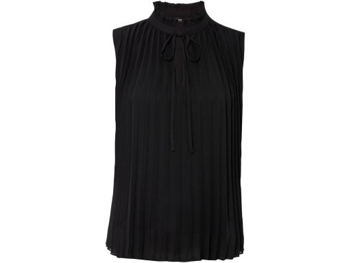B.P.C bluzka szyfonowa plisowana czarna 38.