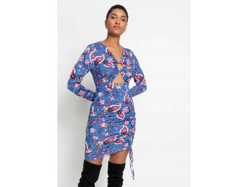 B.P.C sukienka ołówkowa kolorowa we wzory 40/42.