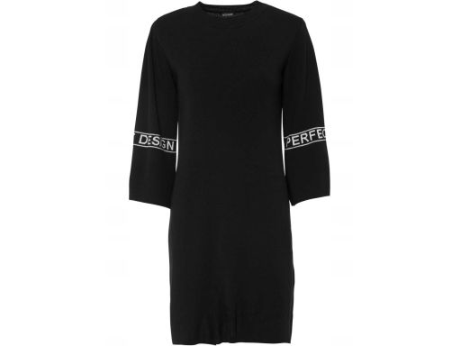 B.P.C czarna dzianinowa sukienka 32/34.