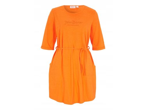 B.P.C sukienka shirtowa z regulowaną talią pomarańczowa 48/50.