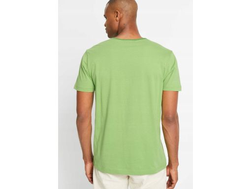 T-shirt męski zielony 3XL.