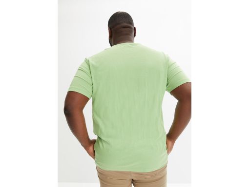 T-shirt męski zielony 3XL.