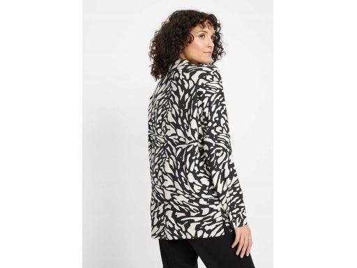 B.P.C czarno-beżowa koszula damska we wzory ^44