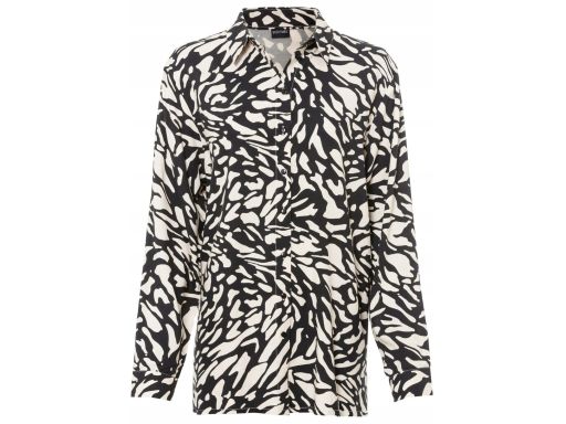 B.P.C czarno-beżowa koszula damska we wzory ^44