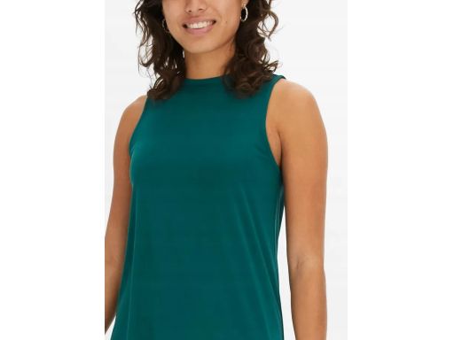 B.P.C sukienka shirtowa butelkowa zieleń długa prosta z modalu ^36/38