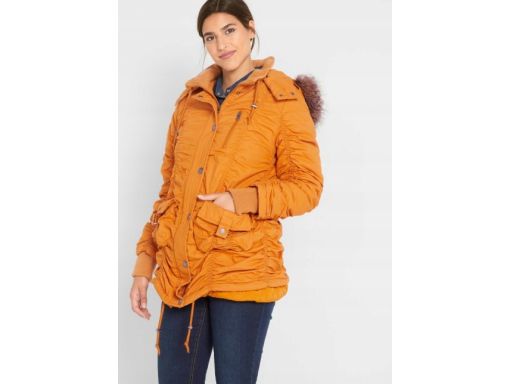 B.P.C kurtka z marszczeniami ciemnożółta r.42