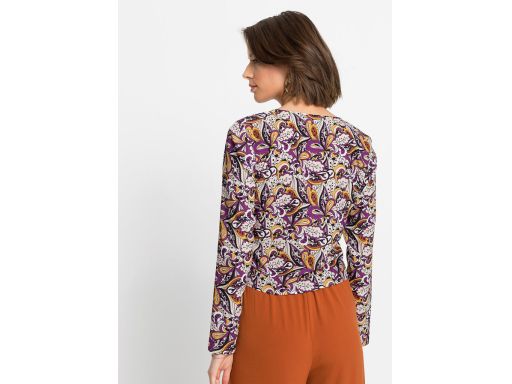 B.P.C Krótka bluzka w kwiaty ^42