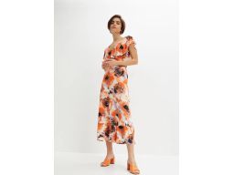 B.P.C sukienka shirtowa we wzory midi ^40/42