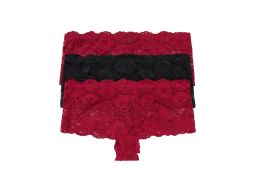 B.P.C. 3-pak koronkowe stringi ^36/38