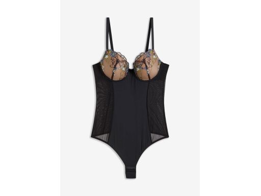 B.P.C body ze stringami usztywniane miseczki we wzory z fiszbiną r.85B