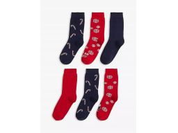 B.P.C. 6-pak skarpetki świąteczne bawełniane ^31/34