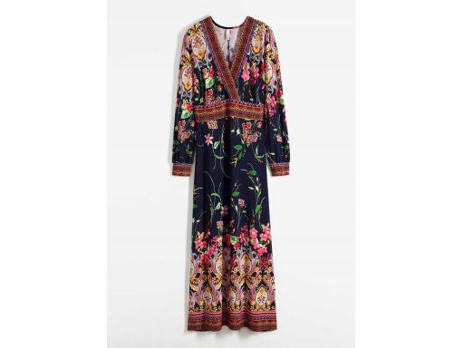 B.P.C długa sukienka z nadrukiem kobieca r.36/38