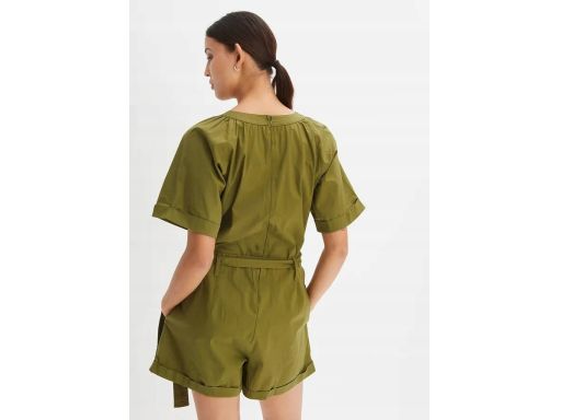 B.P.C krótki kombinezon bawełniany zielony ^46