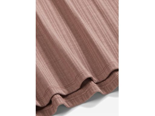 B.P.C prosta sukienka midi brązowa ze stójką ^36/38