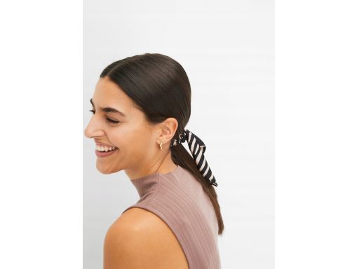 B.P.C prosta sukienka midi brązowa ze stójką ^36/38