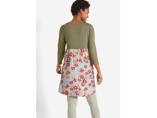 B.P.C sukienka tunika 2w1 zielona khaki ^44/46