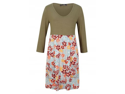 B.P.C sukienka tunika 2w1 zielona khaki ^44/46