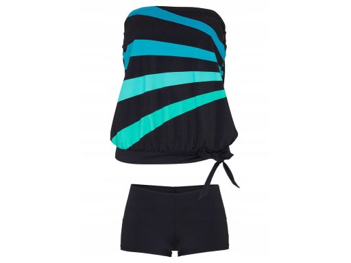 B.P.C tankini w paski turkusowe ^48