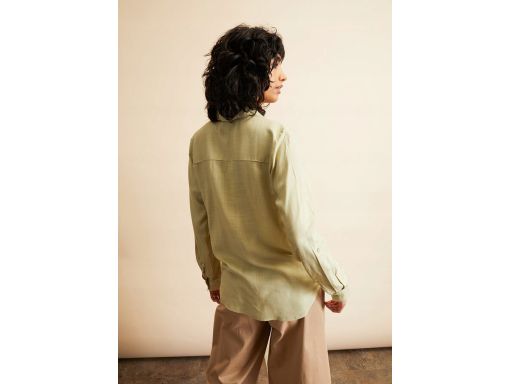 B.P.C bluzka kopertowa koszulowa zielona r.46