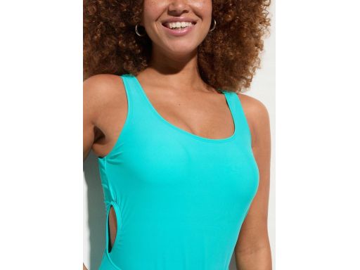 B.P.C kostium kąpielowy z założeniem kopertowym turkusowy 44.