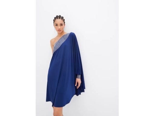 B.P.C sukienka na jedno ramię obszerna dżety r.36/38