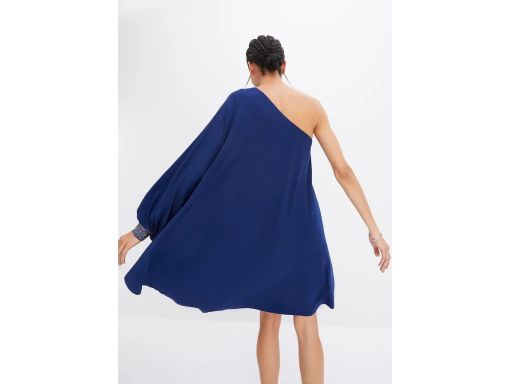 B.P.C sukienka na jedno ramię obszerna dżety r.36/38