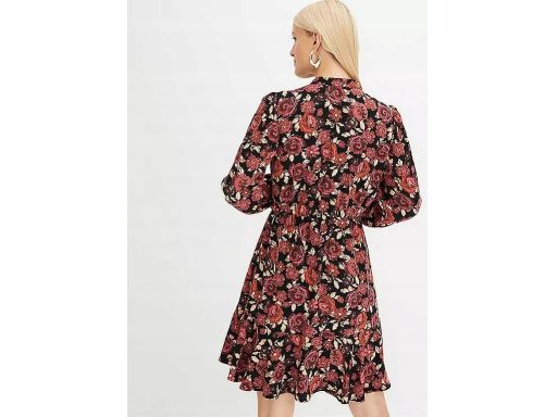 B.P.C sukienka szyfonowa w kwiaty ^36