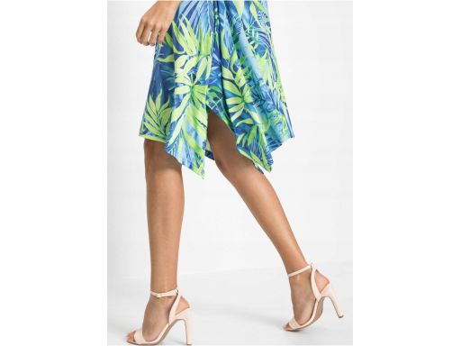 B.P.C sukienka asymetryczna kolorowa letnia 32/34.