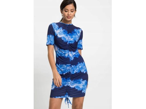 B.P.C sukienka cieniowana z marszczeniami 32/34.