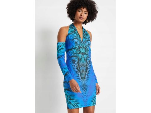 B.P.C sukienka nadruk odkryte ramiona r.36/38