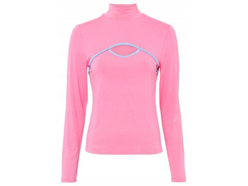 B.P.C bluzka różowa z wycięciem 36/38.