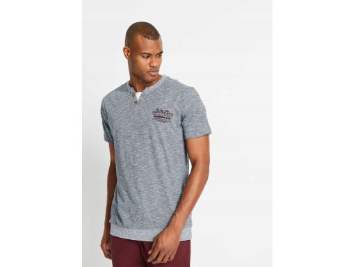 B.P.C t-shirt męski bawełniany szary melanż ^XXL