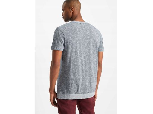 B.P.C t-shirt męski bawełniany szary melanż ^XXL