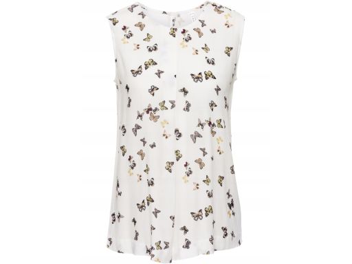 B.P.C bluzka bez rękawów z wiskozy we wzory 36.