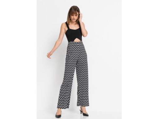 B.P.C kombinezon czarny ze wzorem ^48/50
