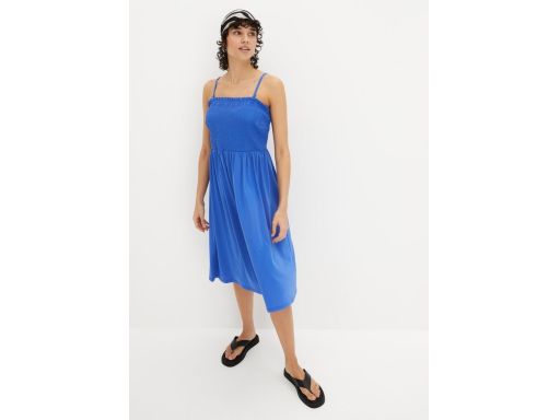 B.P.C sukienka midi niebieska letnia r.52/54
