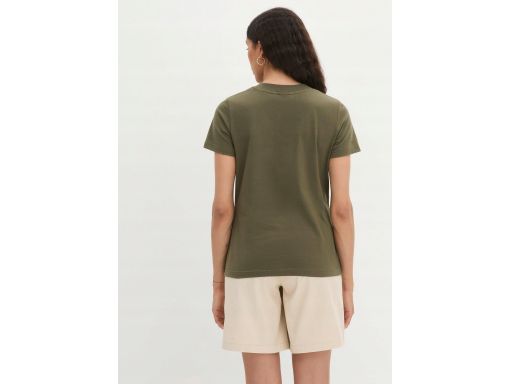 B.P.C t-shirt damski khaki bawełniany ^36/38