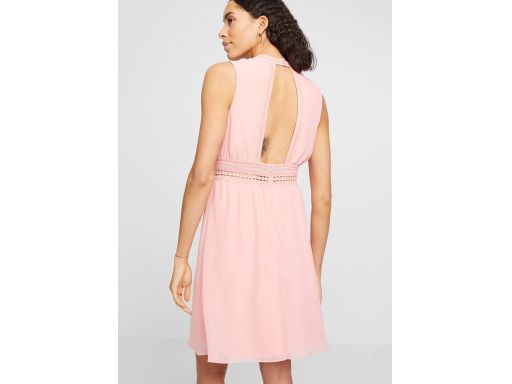 B.P.C sukienka szyfonowa z koronką 50.